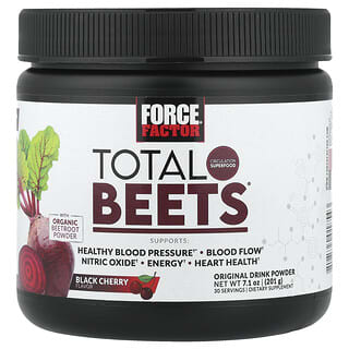 Force Factor, Total Beets®, Original Drink Powder, Black Cherry, 201 g (7.1 oz)