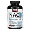 Ingredientes esenciales, NAC, N-acetil-L-cisteína, 600 mg, 200 cápsulas vegetales