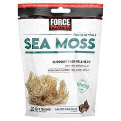 Force Factor, Fundamentals, Sea Moss, Salted Caramel, 30 Soft Chews