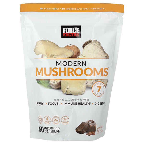 Modern Mushrooms®, Cinnamon Roll, 60 Soft Chews