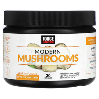 Force Factor, Modern Mushroom，香草味，3.34 盎司（94.77 克）