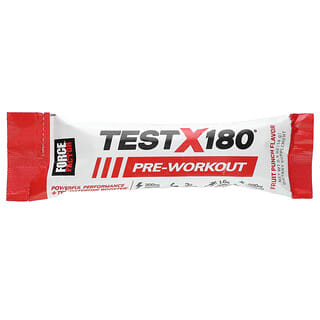 Force Factor‏, Test X180 Pre-Workout, Fruit Punch, 1 Stick, 0.5 oz (14 g)