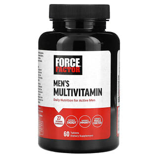Force Factor, Multivitamínico para hombres`` 60 comprimidos
