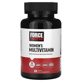 Force Factor, 女性用マルチビタミン、タブレット60粒