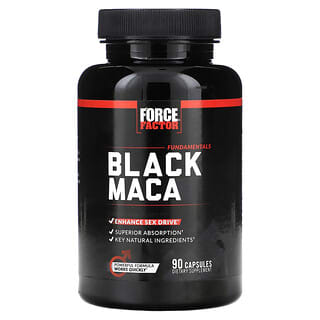 Force Factor, Черная мака`` 90 капсул