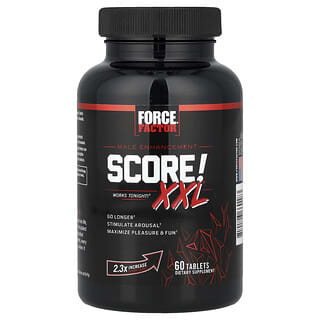فورس فاكتور‏, !SCORE XXL® ، تعزيز الذكورة ، 60 قرصًا