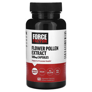 Force Factor, Flower Pollen Extract, 500 mg, 60 Vegetable Capsules
