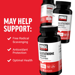 glutathione force Glutathione (Reduced), 500 mg , 60 Vegetable Capsules