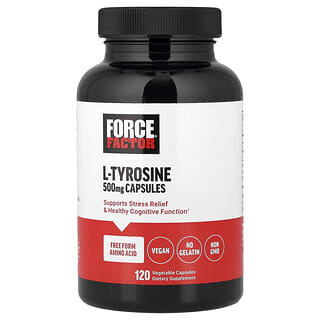 Force Factor, L-Tyrosine, 500 mg, 120 Vegetable Capsules
