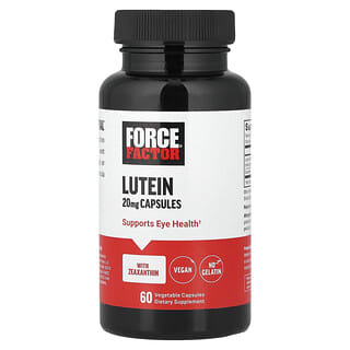 Force Factor, Lutein, 20 mg, 60 Vegetable Capsules