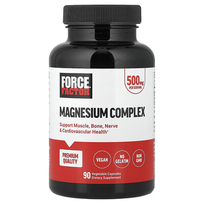 Force Factor, Magnesium, 500 mg, 90 Vegetable Capsules