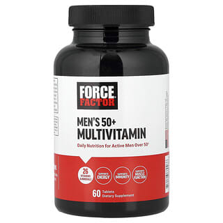 Force Factor, Men's 50+ Multivitamin, 60 Tablets