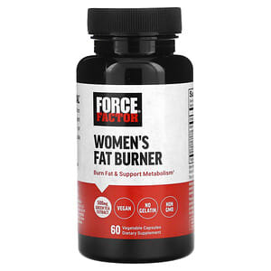 Force Factor, Quemagrasas para mujeres, 60 cápsulas vegetales'