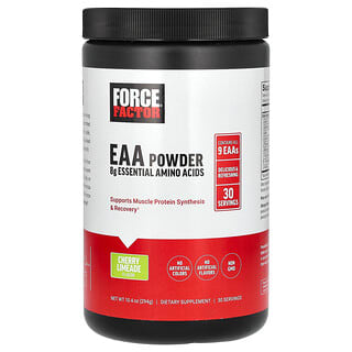 Force Factor, EAA Powder, EAA-Pulver, Kirsche-Limeade, 294 g (10,4 oz.)