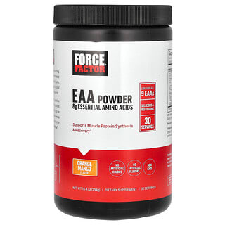 Force Factor, EAA Powder, EAA-Pulver, Orange-Mango, 294 g (10,4 oz.)