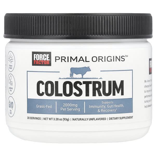 Force Factor Primal Origins™, Colostrum, Unflavored, 3.28 oz (93 g)