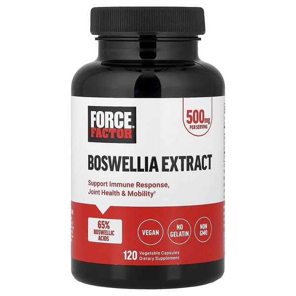 Boswellia Extract, 500 mg, 120 Vegetable Capsules