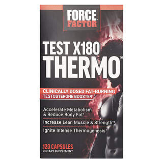 Force Factor, Test X180 Thermo ™, 120 капсул