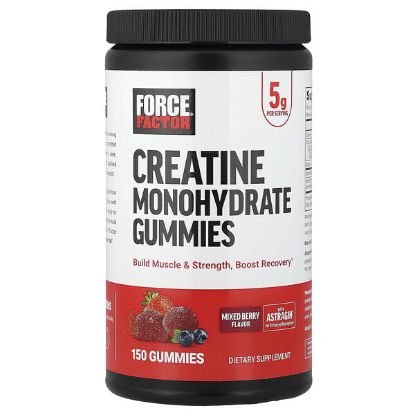 Creatine Monohydrate Gummies, Mixed Berry, 150 Gummies
