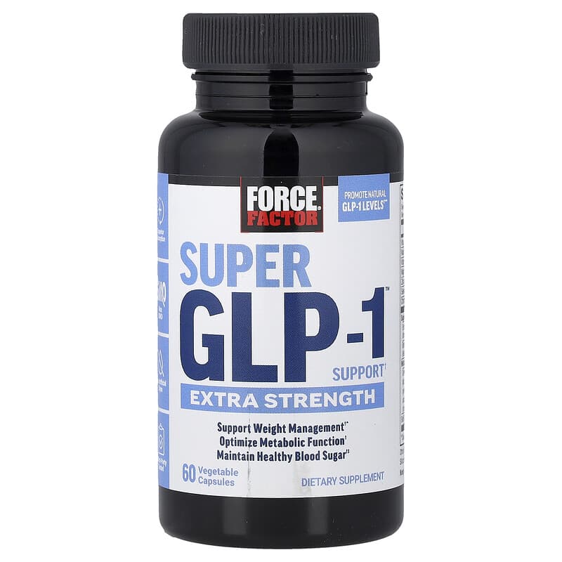 Super GLP-1™ Support, 60 Vegetable Capsules