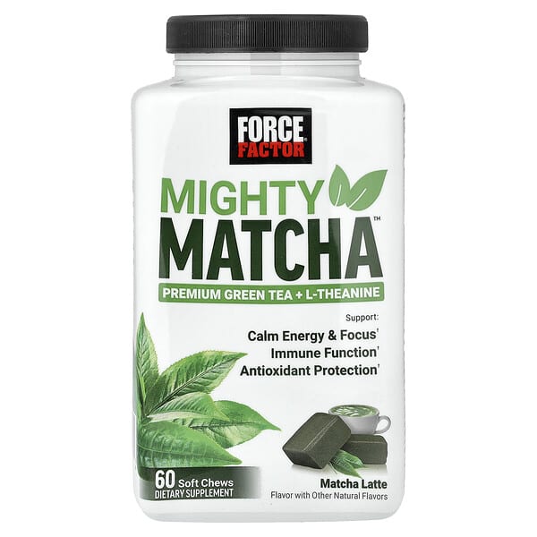 Force Factor, Mighty Matcha™, сірникове лате, 60 шт