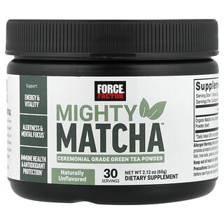 Force Factor, Mighty Matcha™, без добавок, 60 г (2,12 унции)