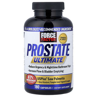 Force Factor, Prostate Ultimate, 180 capsules