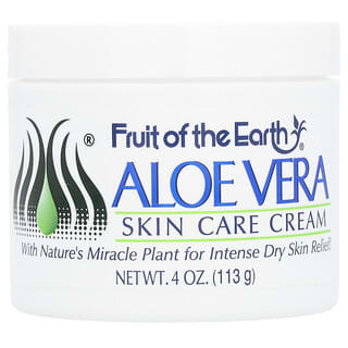 Fruit of the Earth, Aloe Vera, Skin Care Cream, 4 oz (113 g)