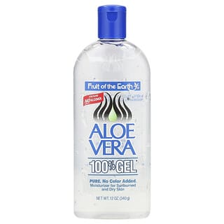 Fruit of the Earth, Aloe Vera 100% Gel, Fragrance Free, 12 oz (340 g)