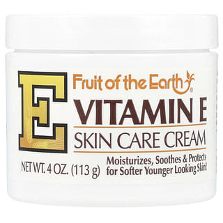 Fruit of the Earth, Vitamine E, Crème de soin, 4 oz (113 g)