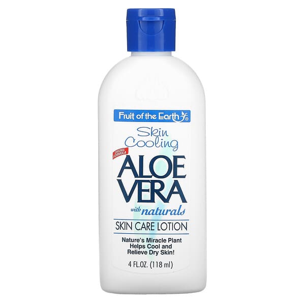 Fruit of the Earth, Aloe Vera with Naturals, Skin Care Lotion, 4 fl oz (118 ml)