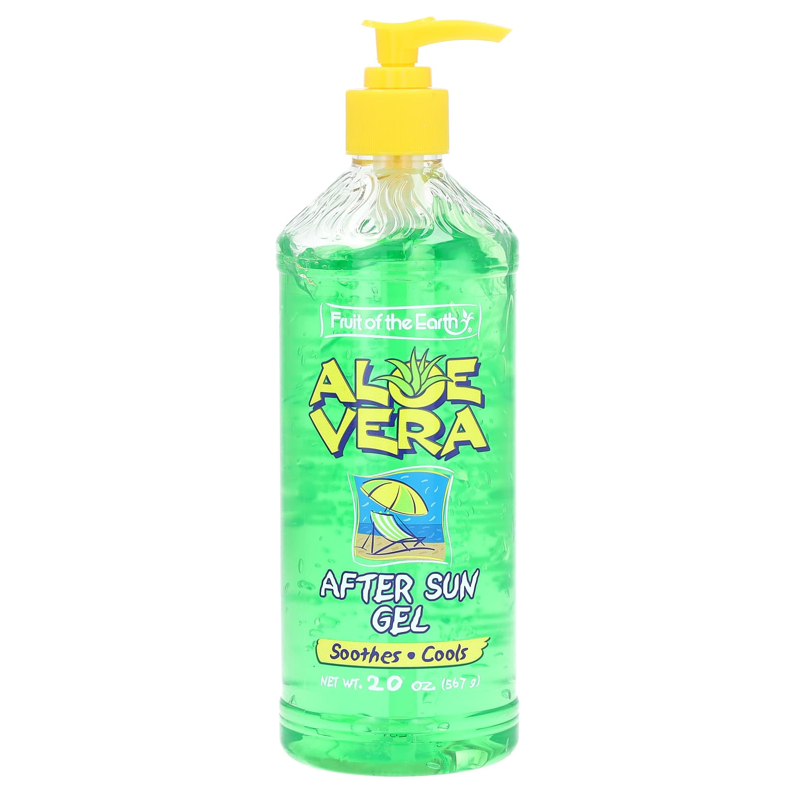 Fruit of the Earth, Aloe Vera, After Sun Gel, 20 oz (567 g)
