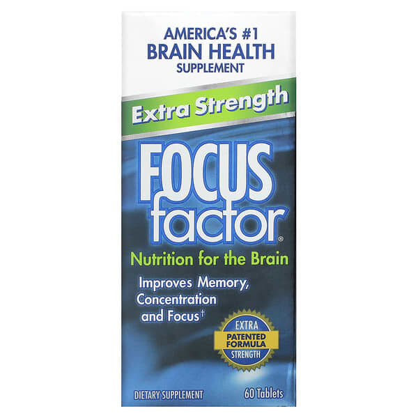 Focus Factor‏, Extra Strength, 60 Tablets