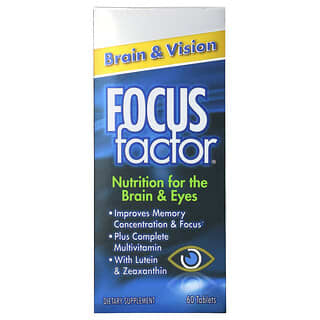 Focus Factor, ブレイン＆ビジョン、タブレット60粒