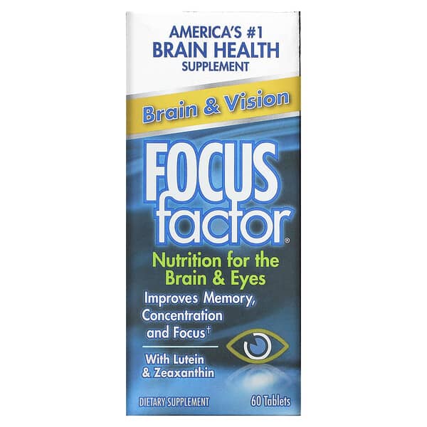 Focus Factor‏, Brain & Vision, 60 Tablets