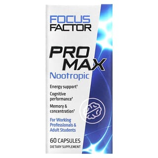 Focus Factor, Pro Max Nootropique, 60 capsules