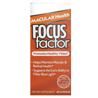 Focus Factor, макулярное здоровье, 60 капсул