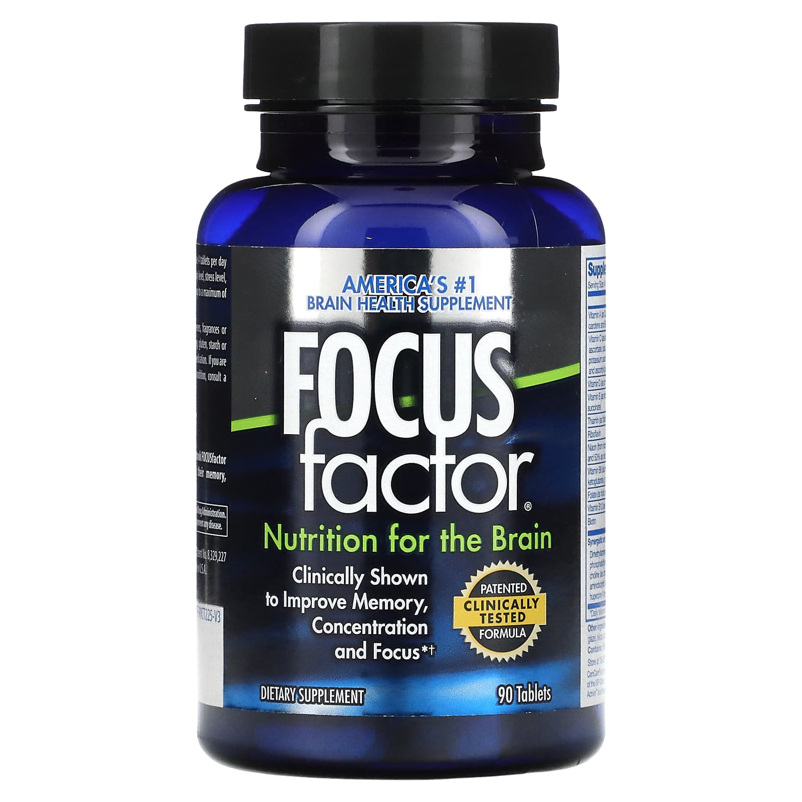 Focus Factor, Nutrition For The Brain, 90 Tablets