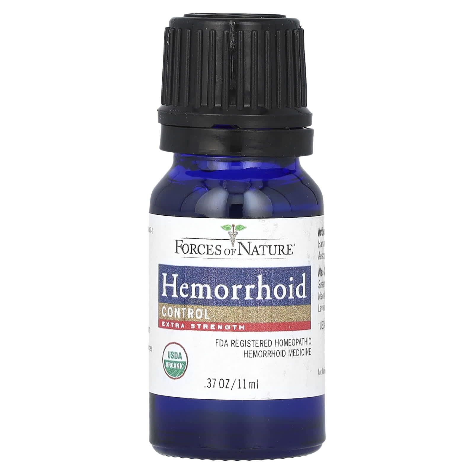 Forces of Nature, Hemorrhoid, Organic Plant Medicine, Extra Strength, 0