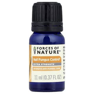 Forces of Nature, 指甲真菌，有机植物方剂，特强型，0.37 液量盎司（11 毫升）