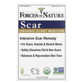 Forces of Nature, Scar, Organic Plant Medicine,  0.37 fl oz (11 ml)
