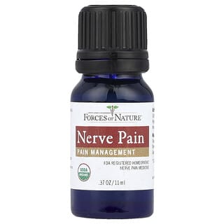 Forces of Nature, Nerve Pain, Organic Plant Medicine, 0.37 fl oz (11 ml)