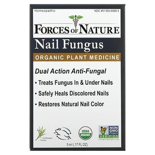 Forces of Nature, Hongo en las uñas, Medicina vegetal orgánica, 5 ml (0,17 oz. Líq.)