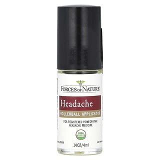 Forces of Nature, Roll-on proti bolesti hlavy, organický rastlinný liek, 4 ml