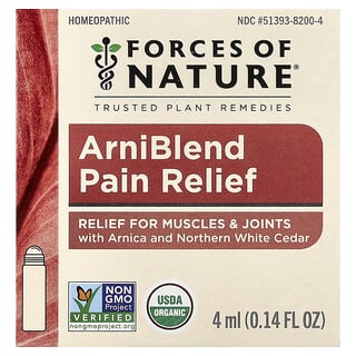 Forces of Nature, ArniBlend para el alivio del dolor, 4 ml (0,14 oz. líq.)