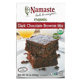 Namaste, Mélange à brownies au chocolat noir biologique, sans gluten, 454 g