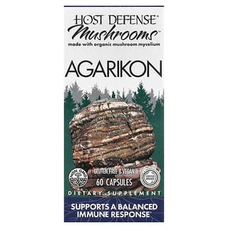 Host Defense, Mushrooms™,  Agarikon, 60 Capsules (500 mg per Capsule)
