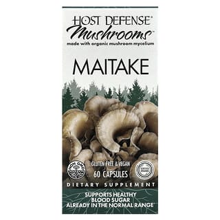 Host Defense, Mushrooms™, Maitake, 60 cápsulas