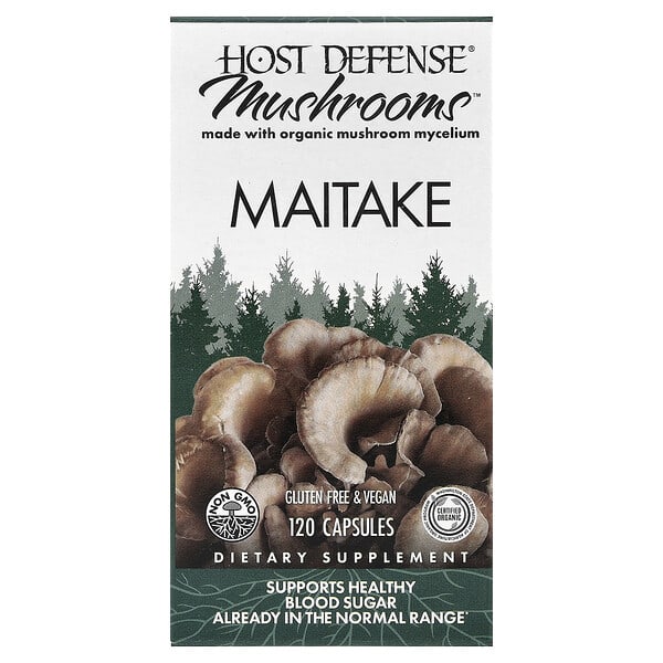 Mushrooms™, Maitake, 120 Capsules (0.5 g per Capsule)