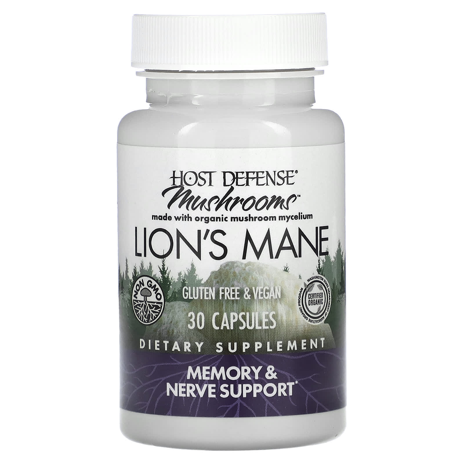 Fungi Perfecti Host Defense, Host Defense Mushrooms, Lion's Mane ...